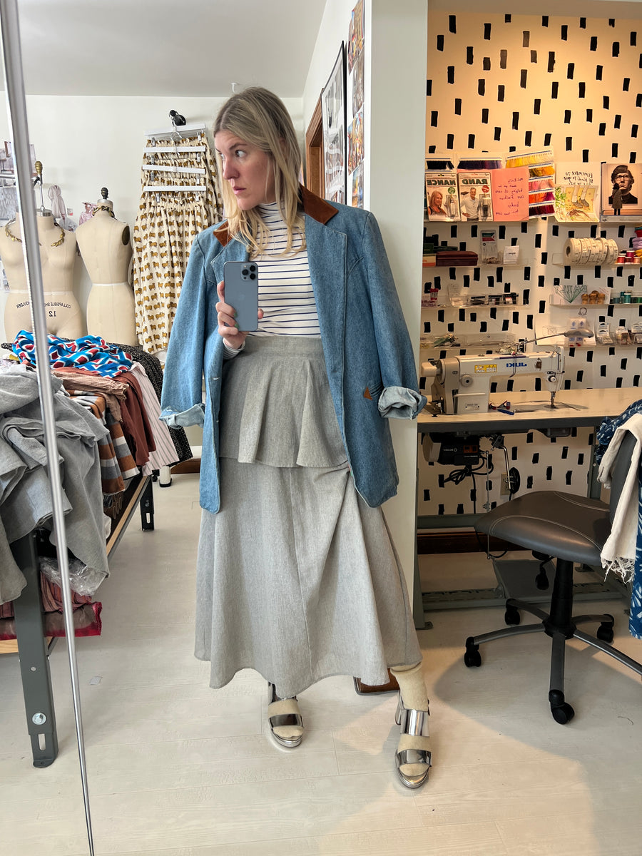 Peplum Skirt - Midi + 6