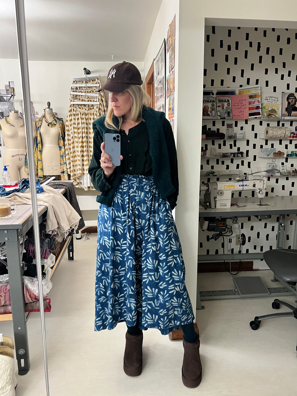 Indigo Leaf - Maxi
