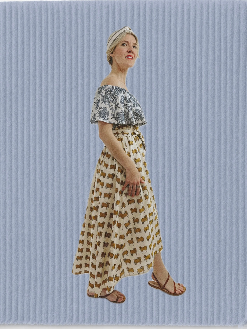 PREORDER | Blue Corduroy - Maxi