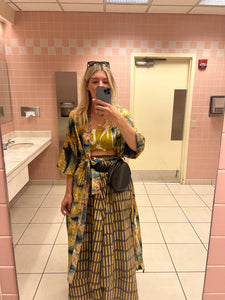 Marigold Silk Kimono