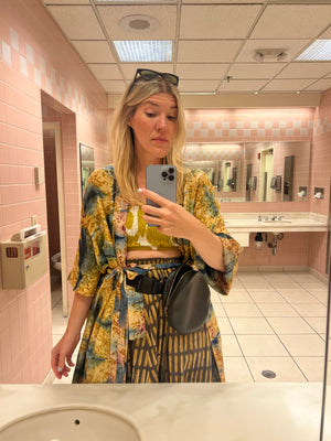 Marigold Silk Kimono