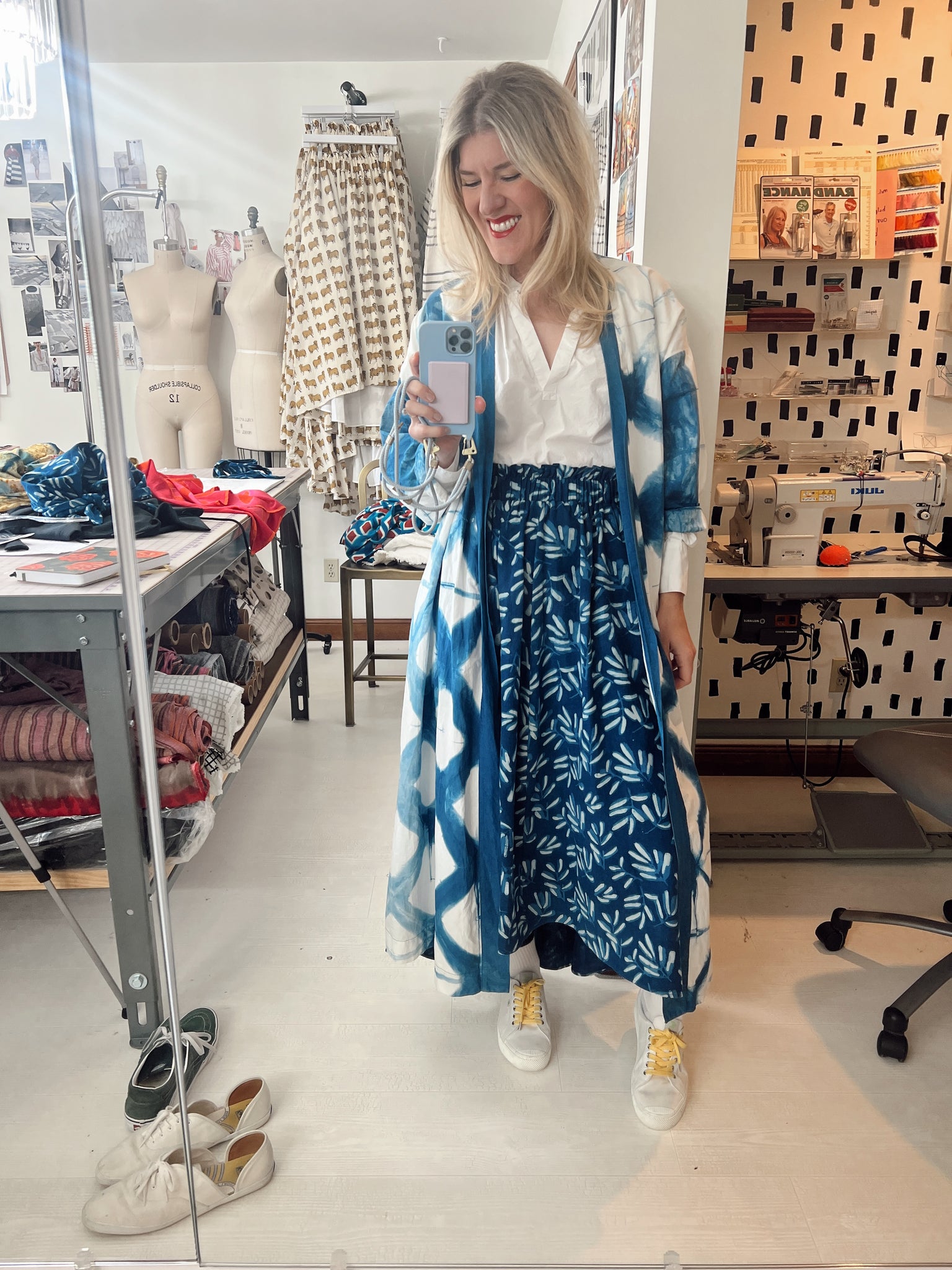 Indigo Leaf - Maxi