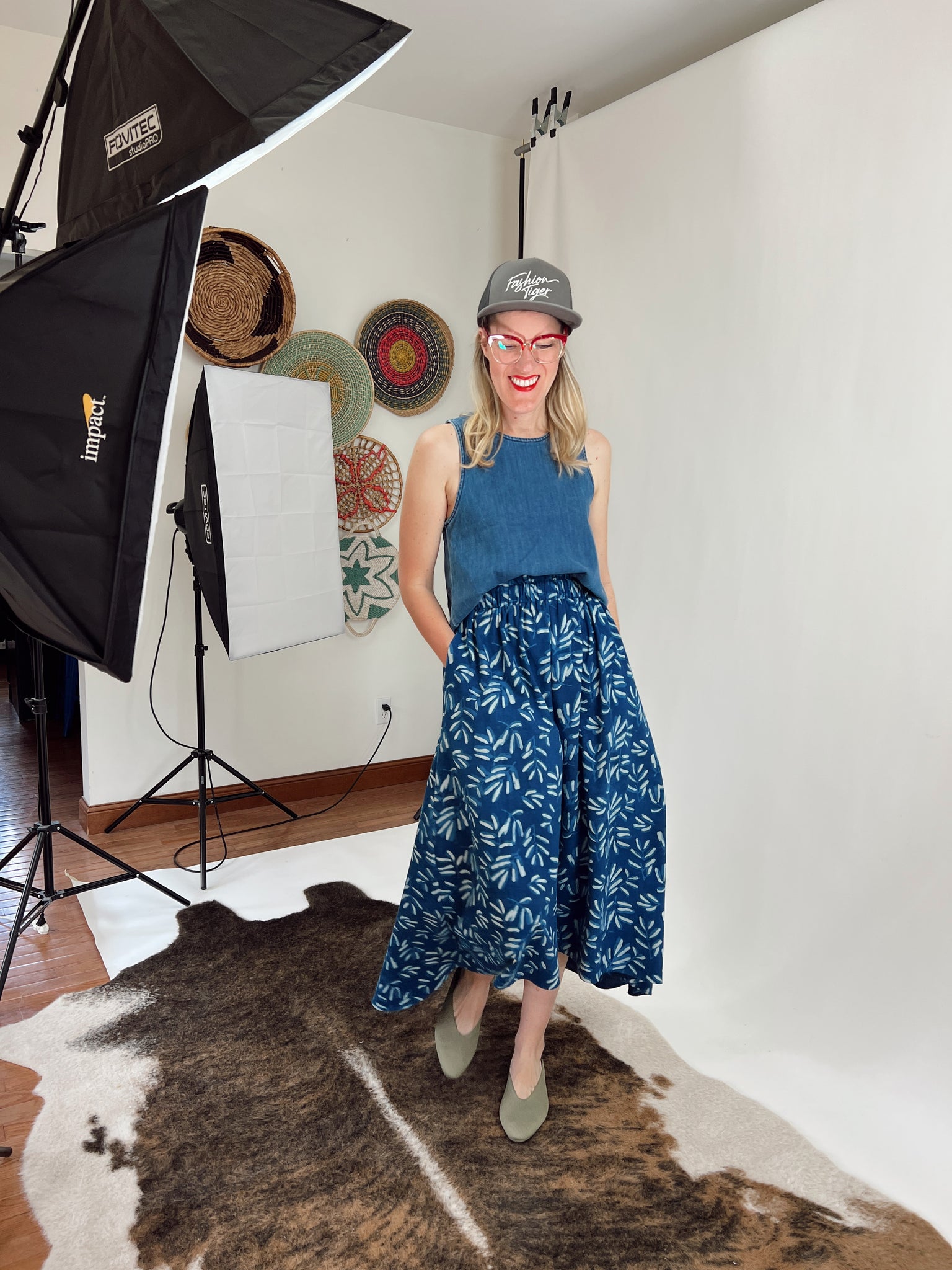 Indigo Leaf - Maxi