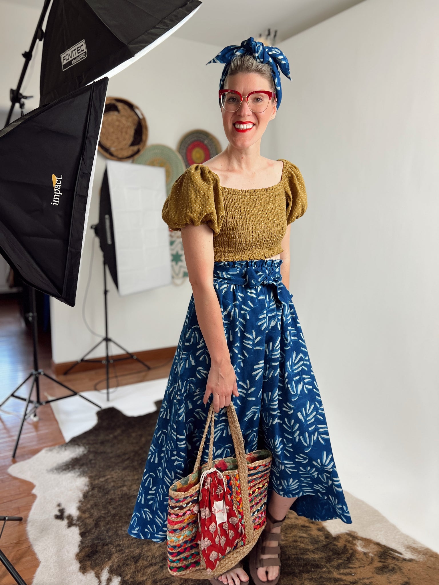 Indigo Leaf - Maxi
