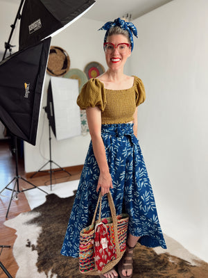 Indigo Leaf - Maxi
