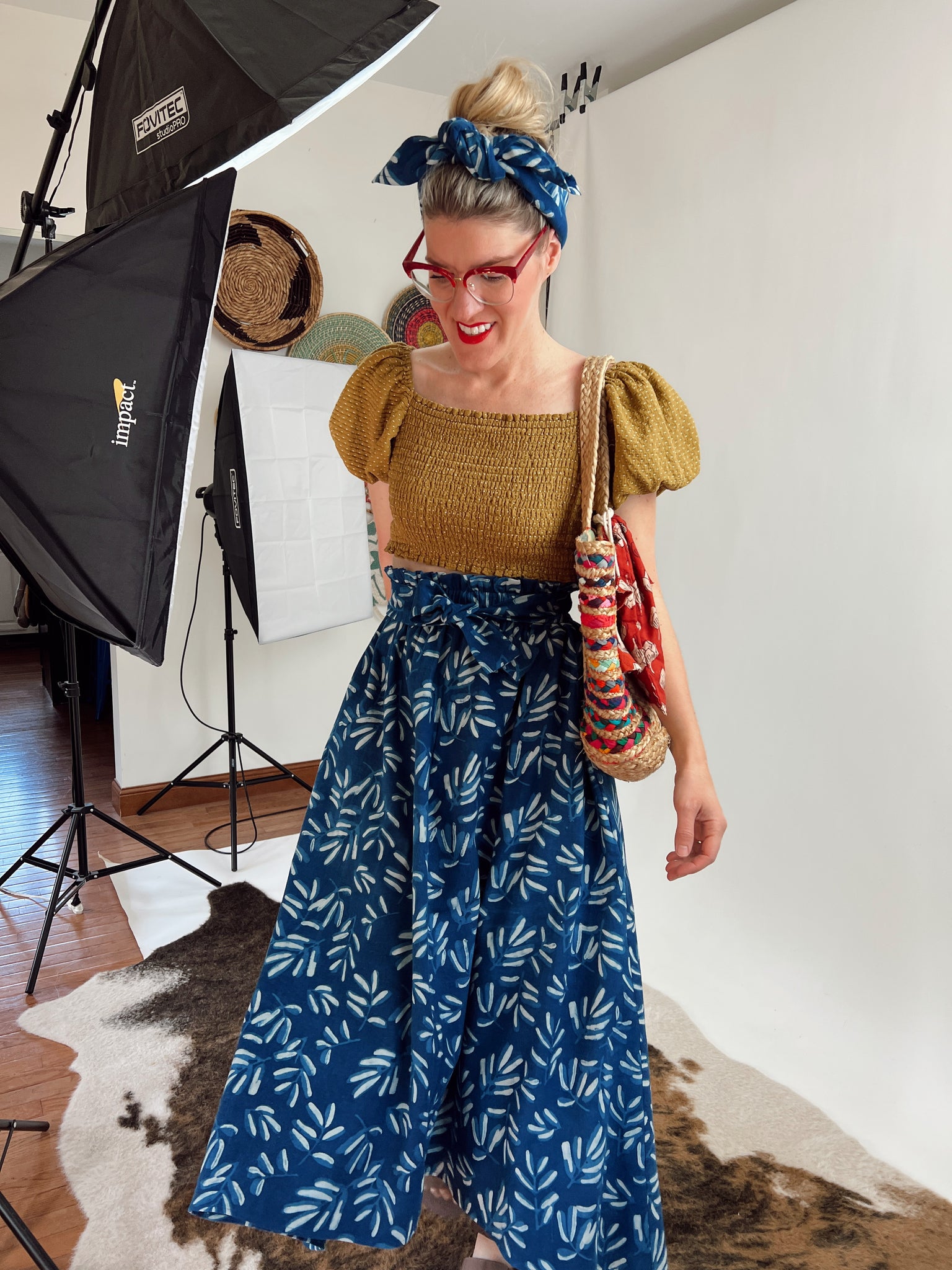 Indigo Leaf - Maxi