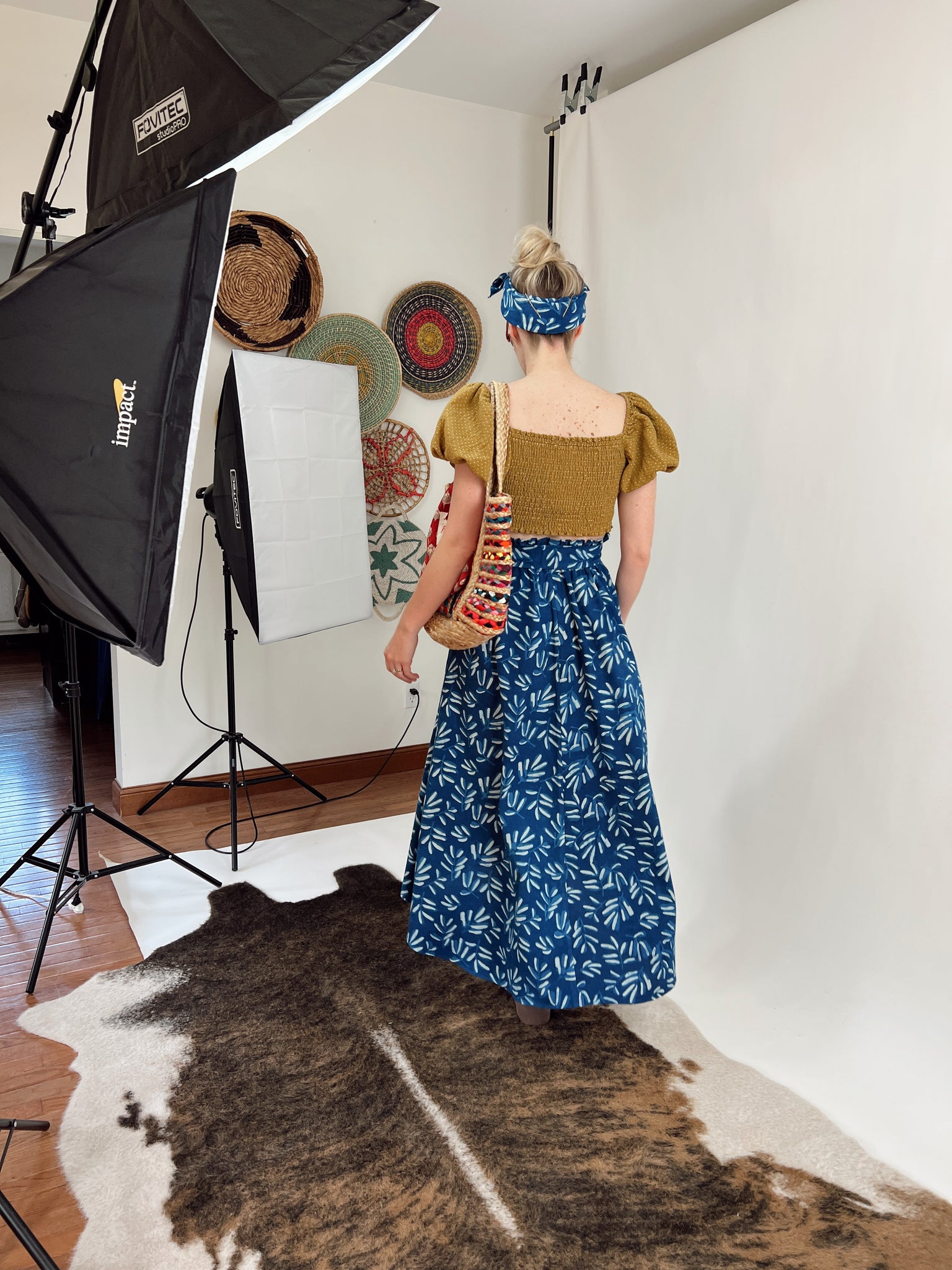 Indigo Leaf - Maxi