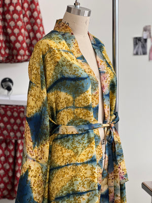 Marigold Silk Kimono