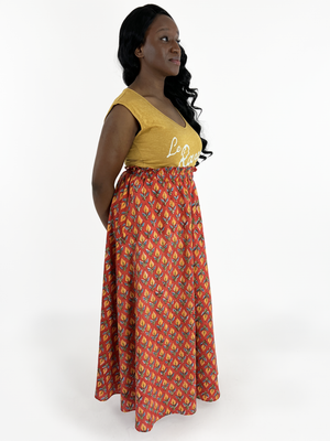 India Skirt - Midi + 6"