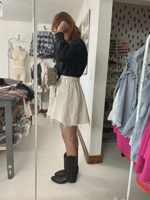 Bull Denim Skirt - Mini