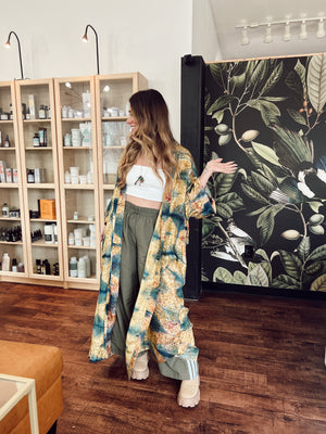 Marigold Silk Kimono