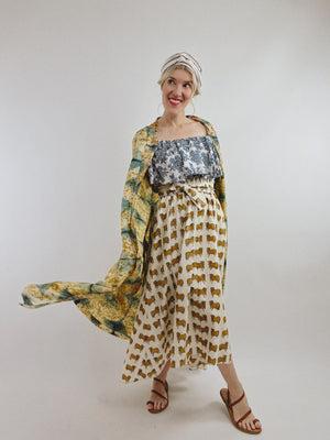 Marigold Silk Kimono