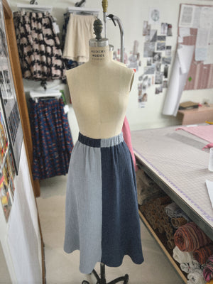 Color Block Skirt - Multiple Lengths