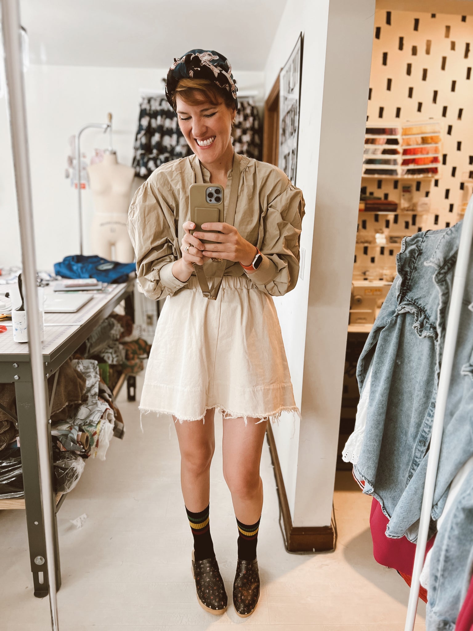 Bull Denim Skirt - Mini