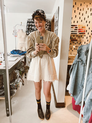 Bull Denim Skirt - Mini