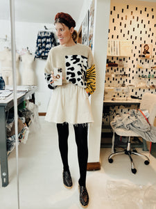 Bull Denim Skirt - Mini