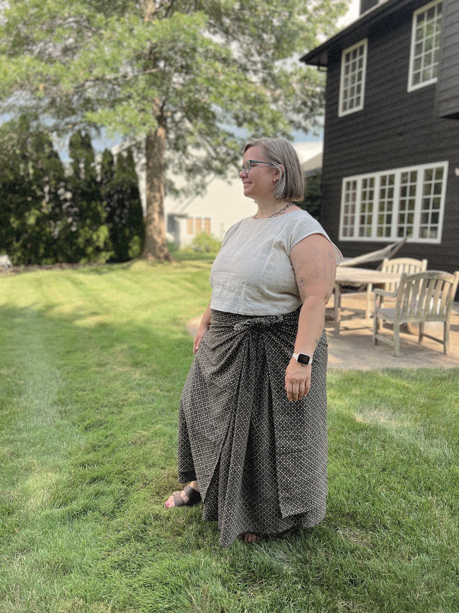 Cocoa Dot Sarong