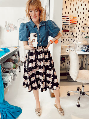 Mallary Skirt - Short Midi