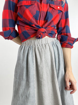 Striped Skirt - Midi