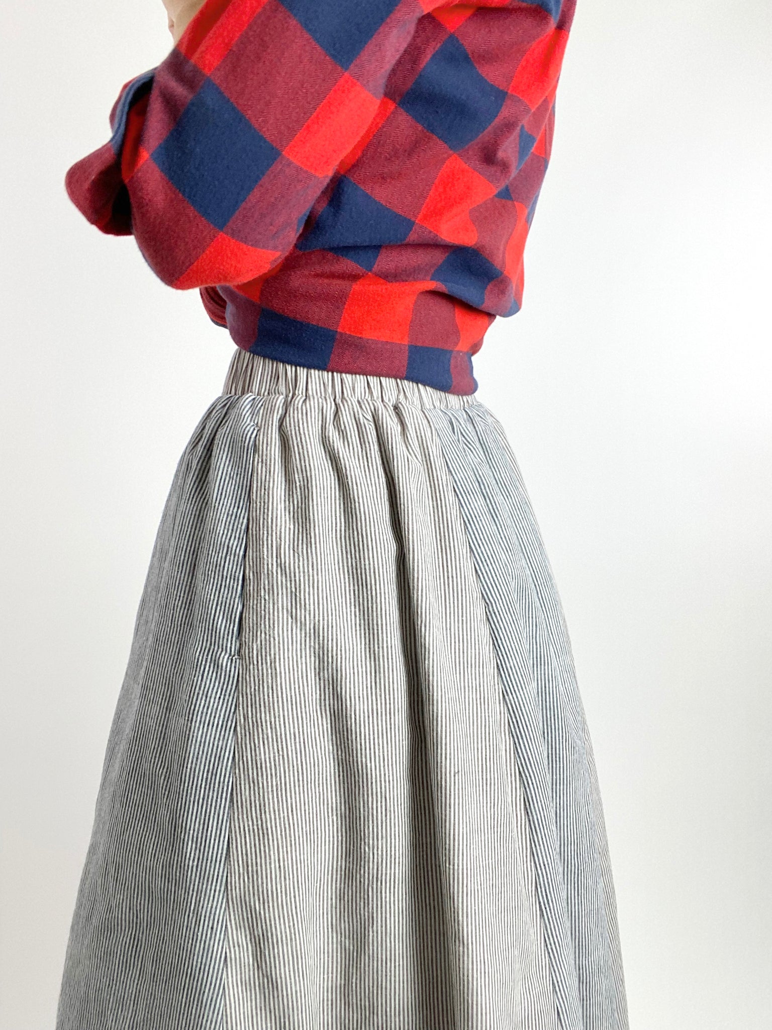 Striped Skirt - Midi