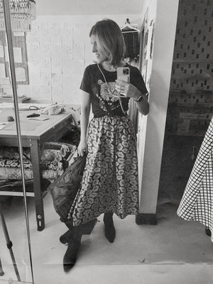 Poplin Skirt - Midi + 6"