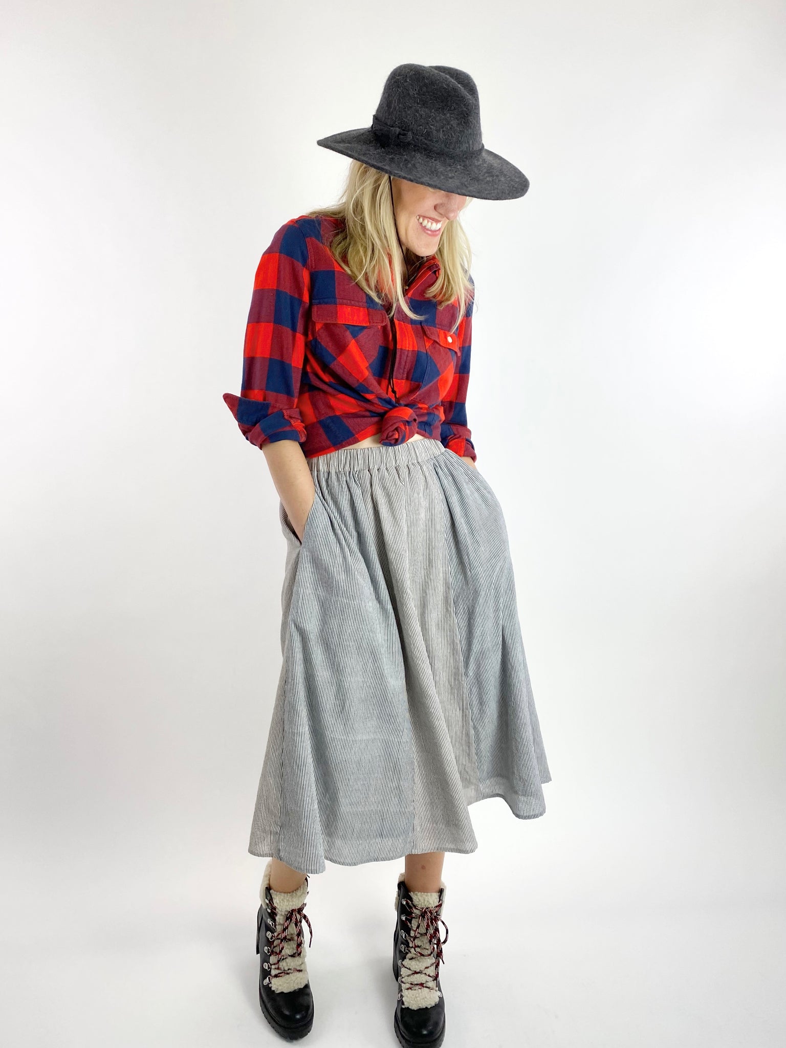 Striped Skirt - Midi
