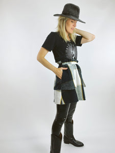 Buffalo Plaid Skirt - Long Mini