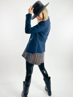 Rainbow Flannel Skirt - Short Mini