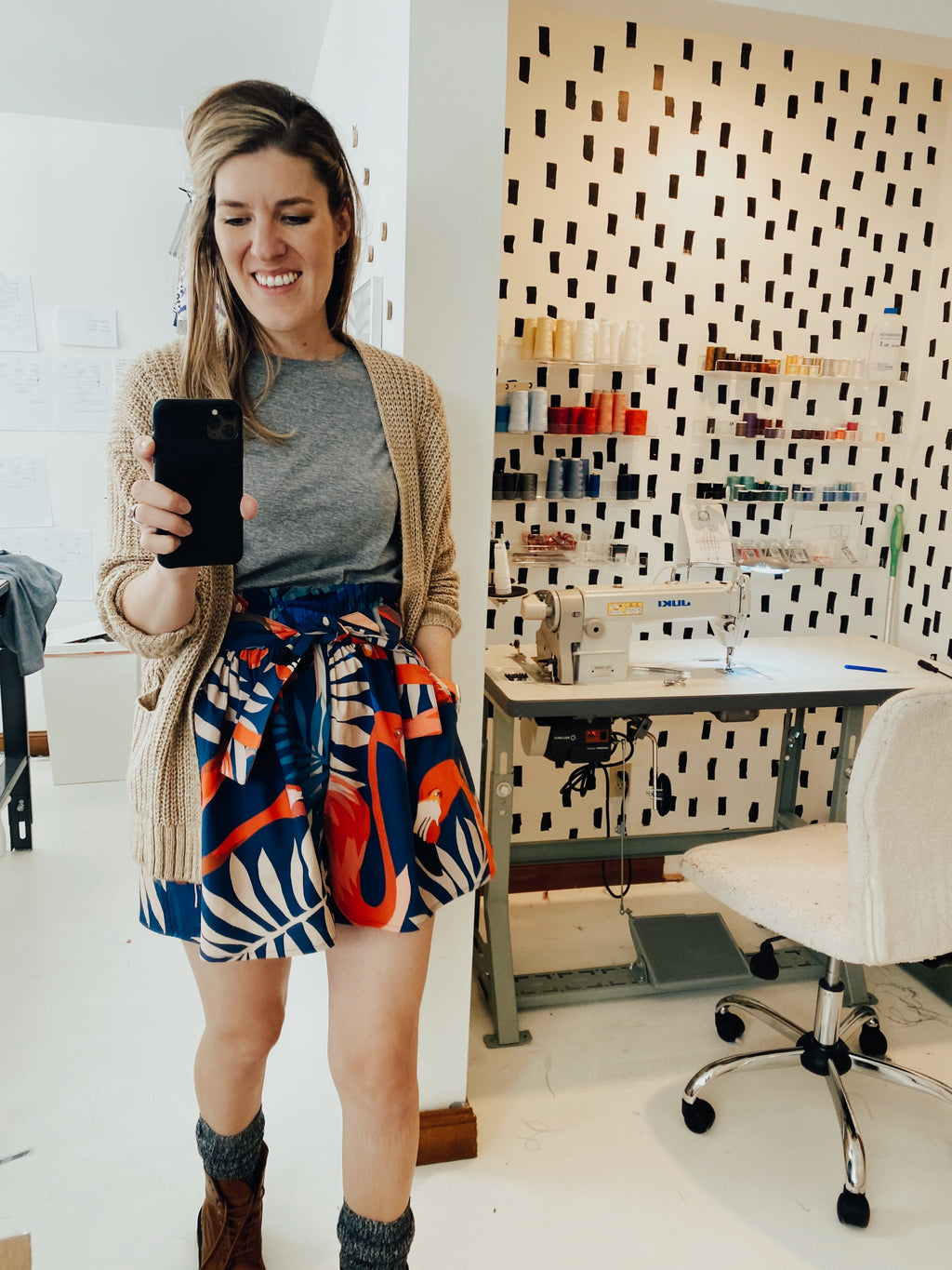 The Amy Split Skirt