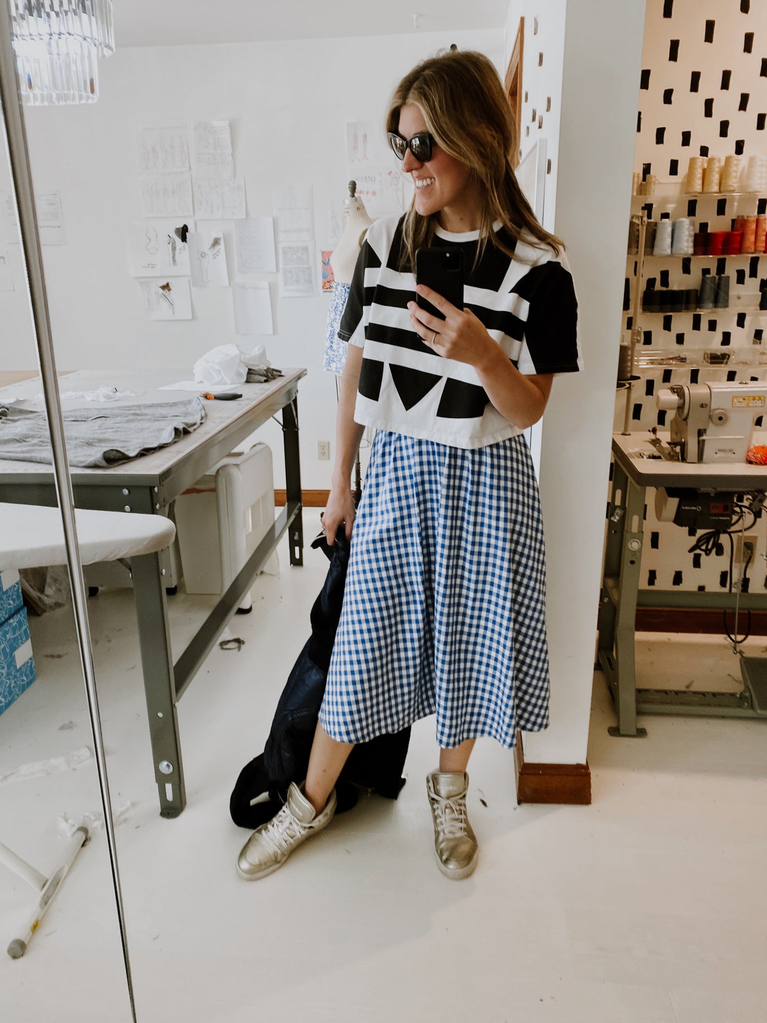 Blue Italian Midi - Midi