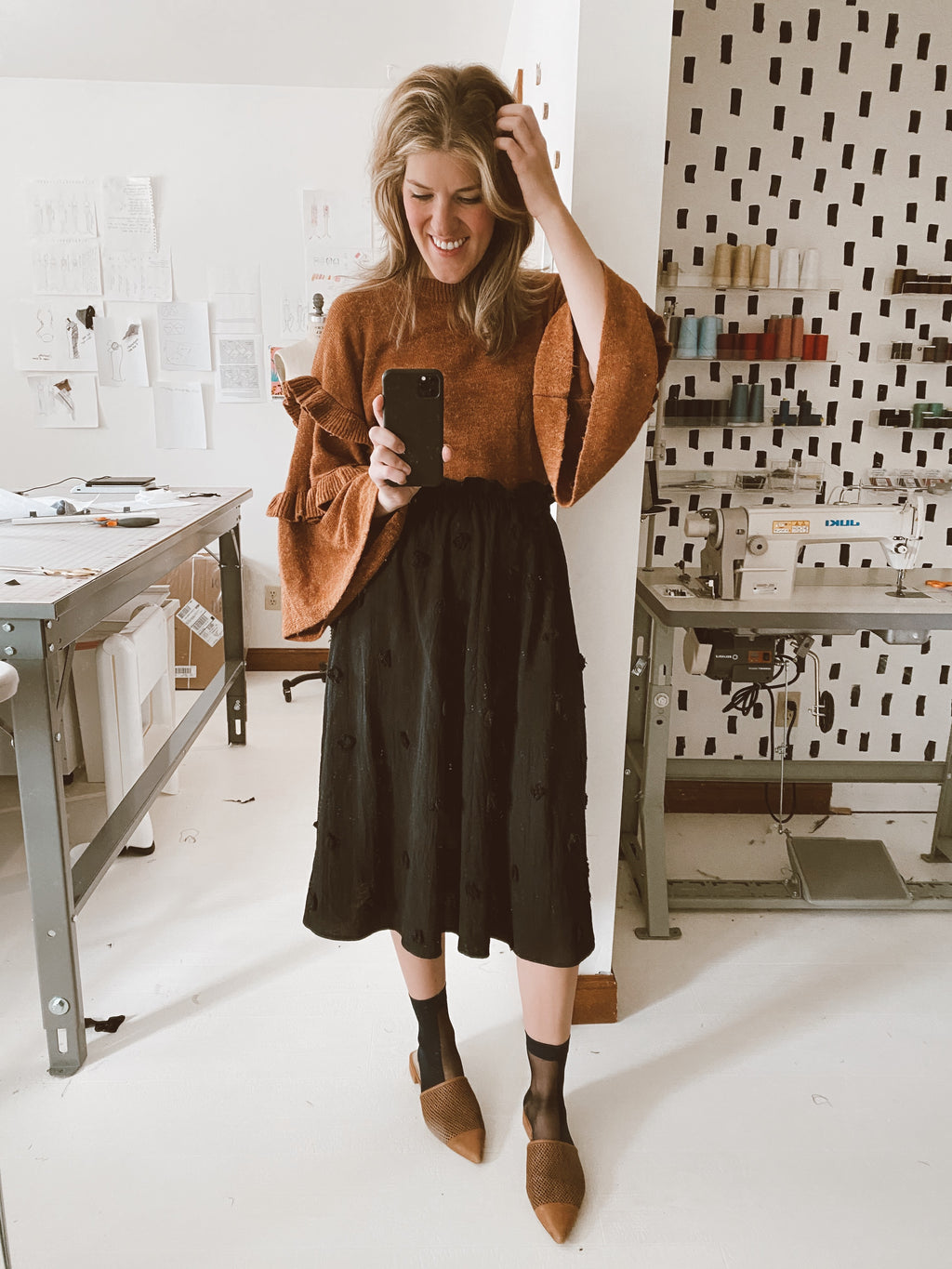 Onyx Bangladesh Skirt - Midi