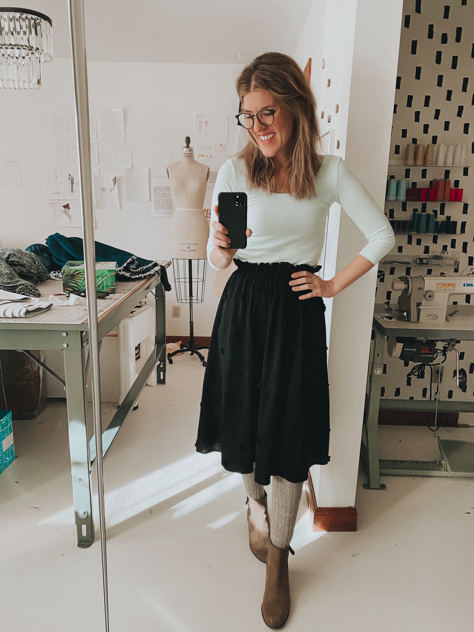 Onyx Bangladesh Skirt - Midi