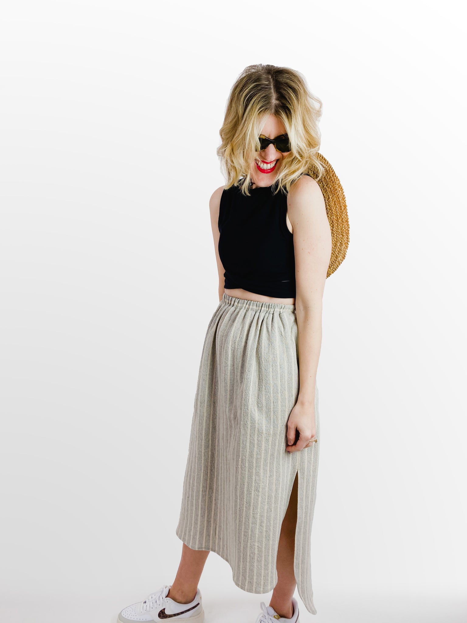 Bangladesh Drop Hem Midi - Midi + 2"