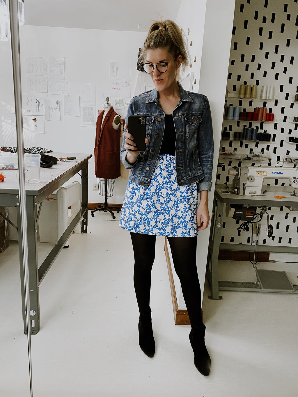 Scuba Skirt - Short Mini
