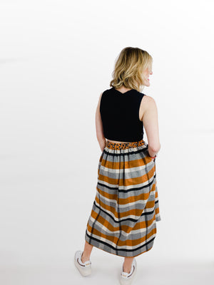 Wool Drop Hem - Midi