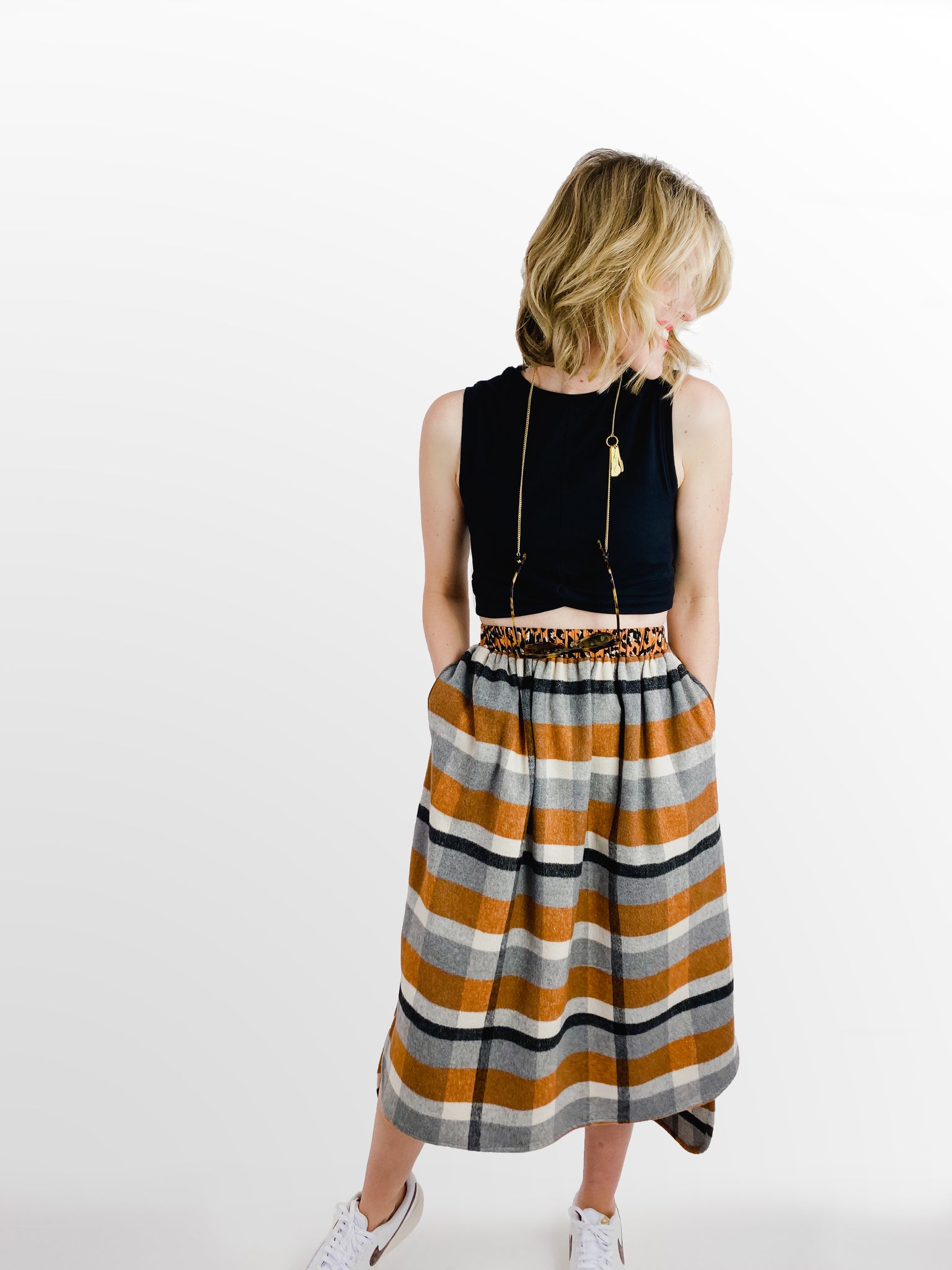Wool Drop Hem - Midi