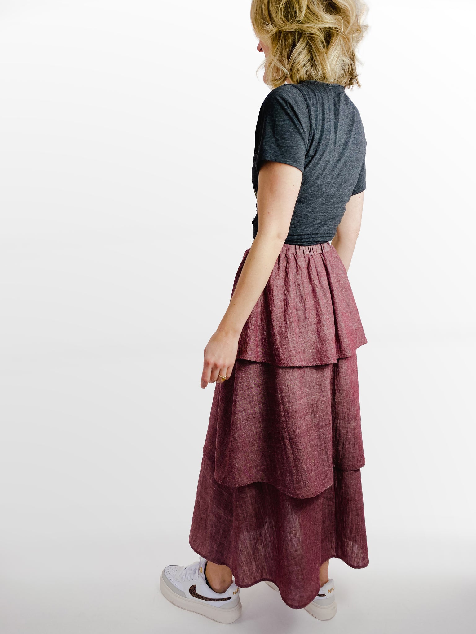 Bangladesh Tiered Skirt - Maxi