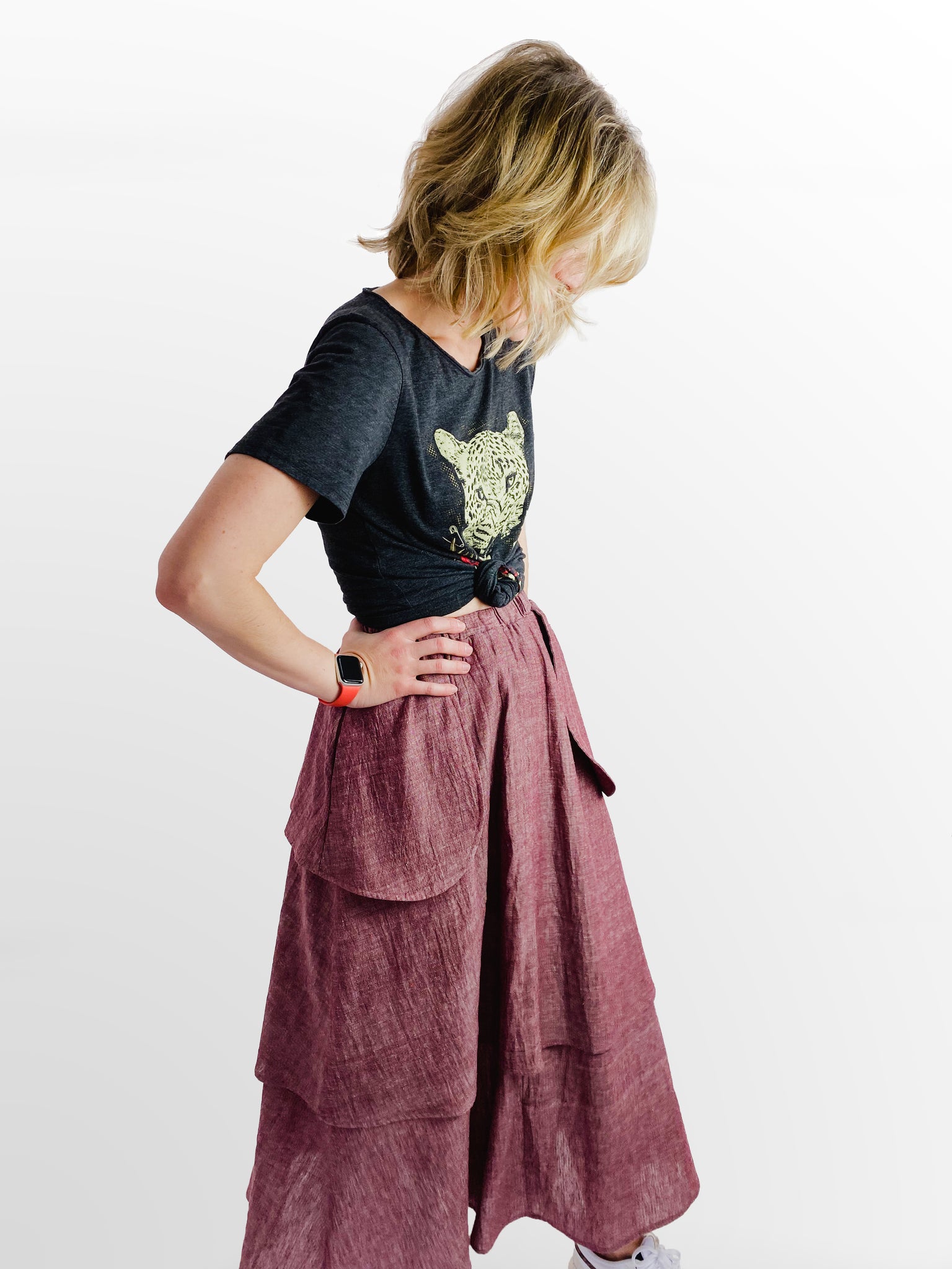 Bangladesh Tiered Skirt - Maxi