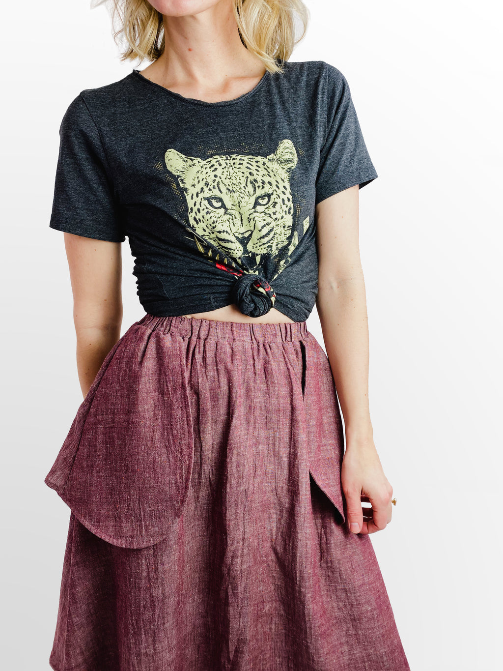 Bangladesh Tiered Skirt - Maxi