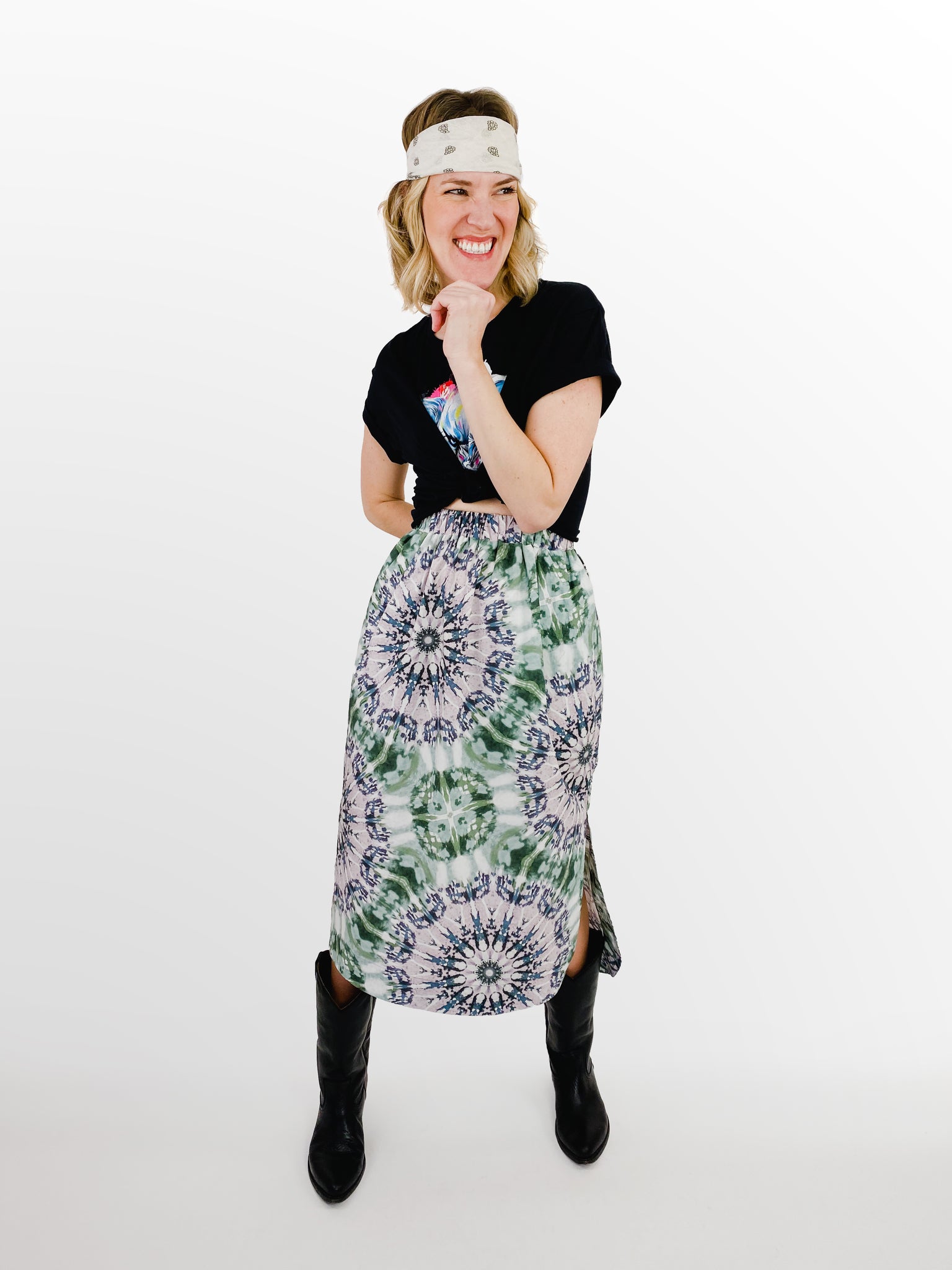 Poplin Drop Hem - Midi + 2"