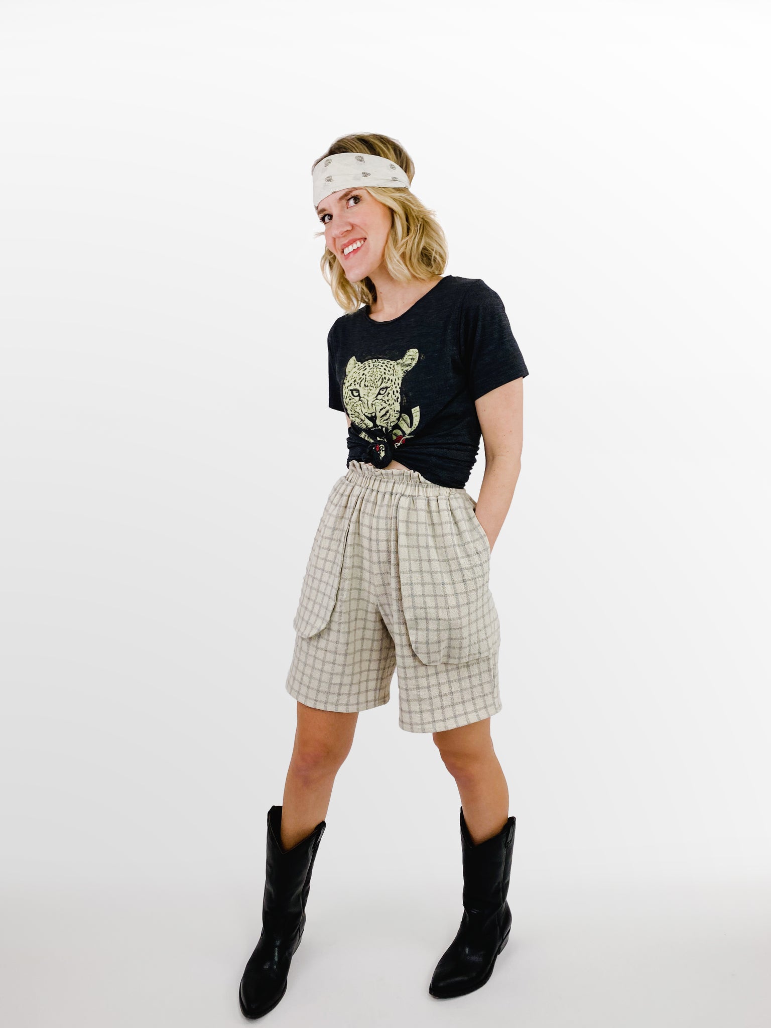 Gathered Shorts