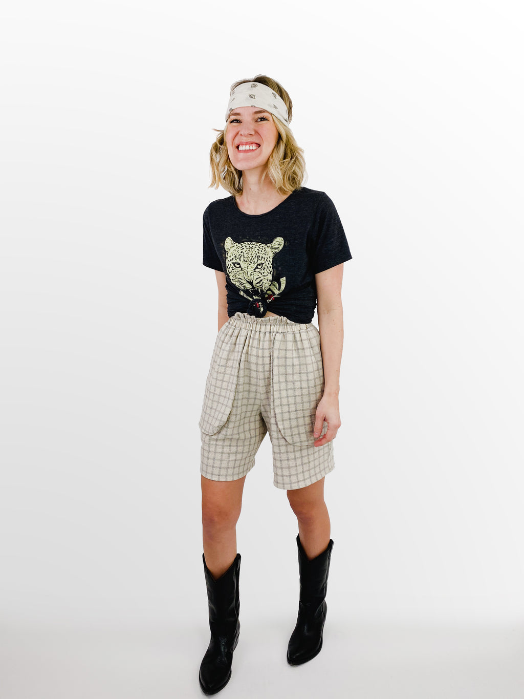 Gathered Shorts