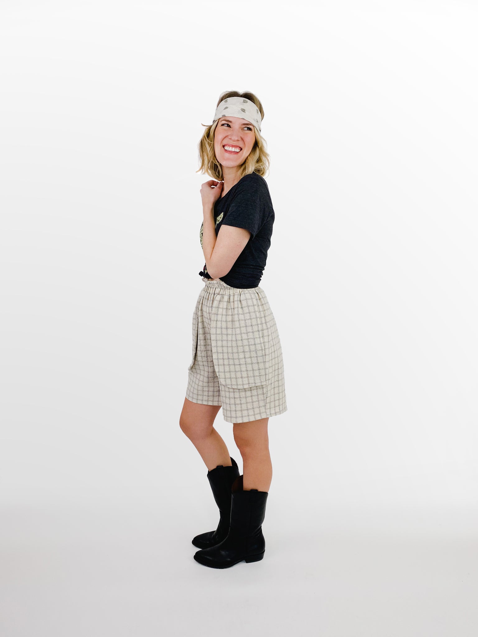 Gathered Shorts