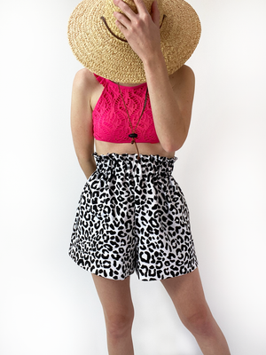 Scuba Split Skirt - Short Mini