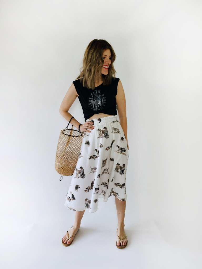 Lined Italian Midi - Midi