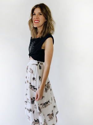 Lined Italian Midi - Midi