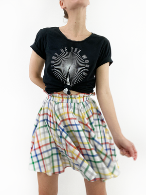Rainbow Skater Skirt - Long Mini