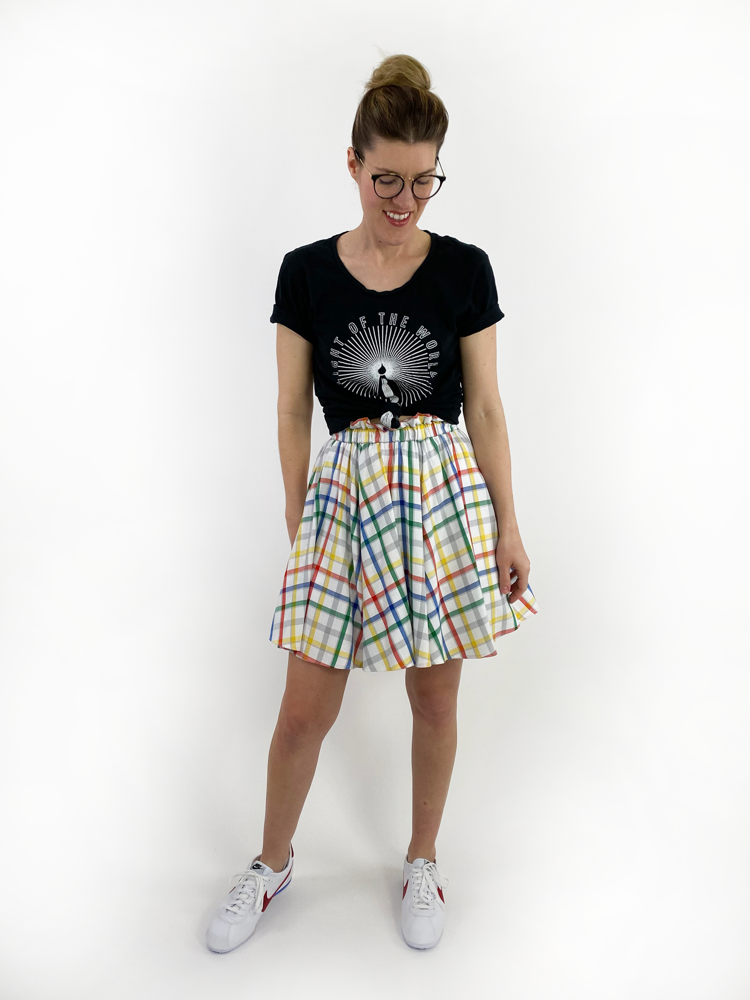 Rainbow Skater Skirt - Long Mini