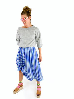 Blue Italian Midi - Midi