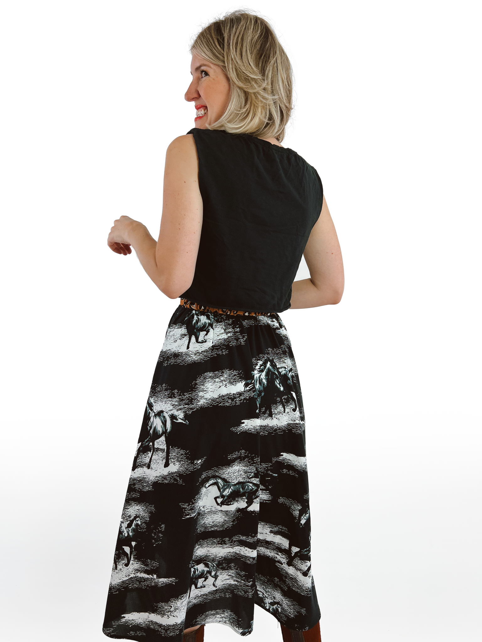 Cowboy Skirt - Midi + 2"